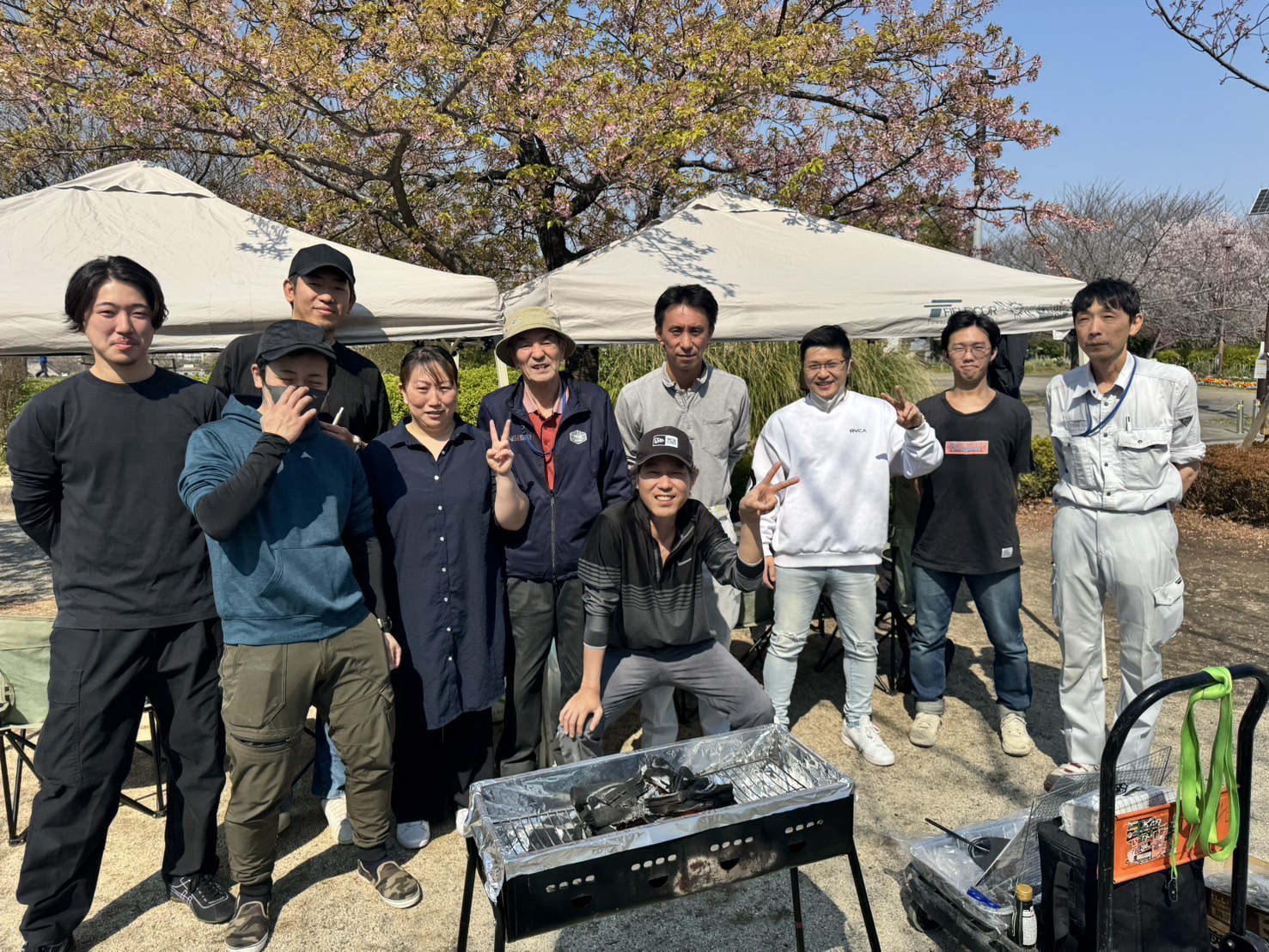 社内親睦会のBBQ